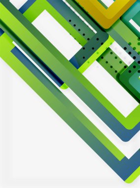 Geometrik modern şekiller, minimal şablon arkaplanı