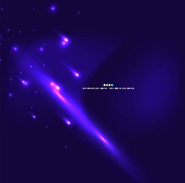 Çekim yıldız, neon renk dış uzay vektör arka plan