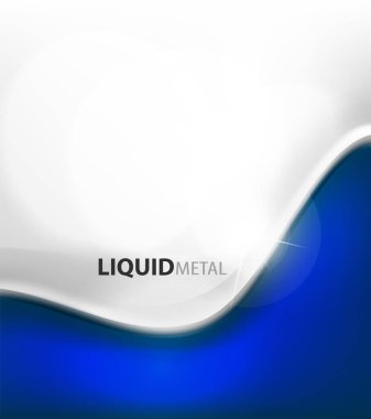 Akıcı sıvı metal arkaplan tasarımı