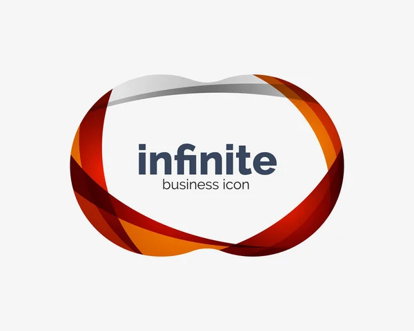 Логотип Infinite, икона бизнеса — стоковый вектор