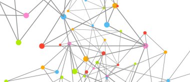 Hat noktaları bağlantıları, üçgen teknoloji tasarımı. Soyut geometrik arkaplan