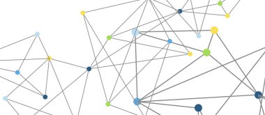 Hat noktaları bağlantıları, üçgen teknoloji tasarımı. Soyut geometrik arkaplan