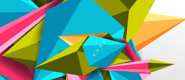 Trendig enkel triangel abstrakt bakgrund, dynamisk rörelse koncept. Vektor Illustration för Bakgrund, Banner, Bakgrund, Kort, Bokillustration, landningssida — Stock vektor