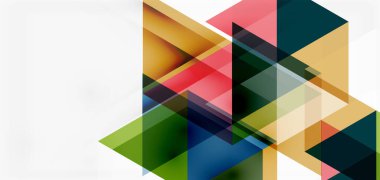 Geometrik soyut arkaplan, mozaik üçgen ve altıgen şekiller. İş veya teknoloji sunumu, İnternet posteri veya web broşürü kapağı, duvar kağıdı için modaya uygun soyut düzen şablonu