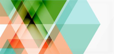 Geometrik soyut arkaplan, mozaik üçgen ve altıgen şekiller. İş veya teknoloji sunumu, İnternet posteri veya web broşürü kapağı, duvar kağıdı için modaya uygun soyut düzen şablonu