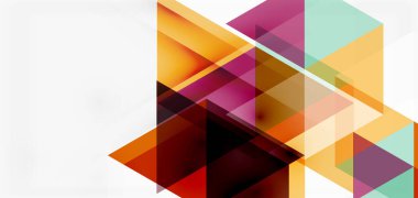 Geometrik soyut arkaplan, mozaik üçgen ve altıgen şekiller. İş veya teknoloji sunumu, İnternet posteri veya web broşürü kapağı, duvar kağıdı için modaya uygun soyut düzen şablonu