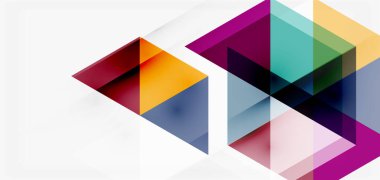 Geometrik soyut arkaplan, mozaik üçgen ve altıgen şekiller. İş veya teknoloji sunumu, İnternet posteri veya web broşürü kapağı, duvar kağıdı için modaya uygun soyut düzen şablonu