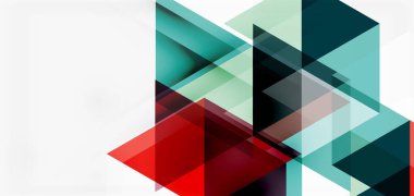 Geometrik soyut arkaplan, mozaik üçgen ve altıgen şekiller. İş veya teknoloji sunumu, İnternet posteri veya web broşürü kapağı, duvar kağıdı için modaya uygun soyut düzen şablonu