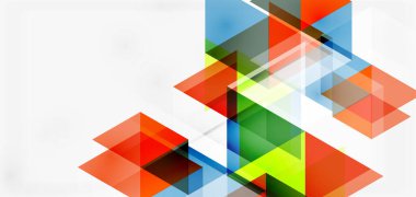 Geometrik soyut arkaplan, mozaik üçgen ve altıgen şekiller. İş veya teknoloji sunumu, İnternet posteri veya web broşürü kapağı, duvar kağıdı için modaya uygun soyut düzen şablonu
