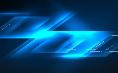 Dinamik neon parlak, soyut bir arkaplan. İş veya teknoloji sunumu, İnternet posteri veya web broşürü kapağı, duvar kağıdı için modaya uygun soyut düzen şablonu