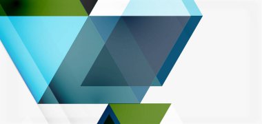 Geometrik soyut arkaplan, mozaik üçgen ve altıgen şekiller. İş veya teknoloji sunumu, İnternet posteri veya web broşürü kapağı, duvar kağıdı için modaya uygun soyut düzen şablonu