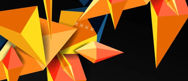 Triângulo simples moderno fundo abstrato, conceito de movimento dinâmico. Ilustração vetorial para papel de parede, bandeira, fundo, cartão, ilustração do livro, landing page — Vetor de Stock