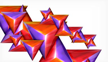 Üçgen geometrik vektör soyut arka plan