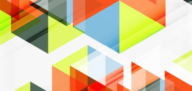 Geometrik soyut arkaplan, mozaik üçgen ve altıgen şekiller. İş veya teknoloji sunumu, İnternet posteri veya web broşürü kapağı, duvar kağıdı için modaya uygun soyut düzen şablonu