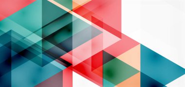 Geometrik soyut arkaplan, mozaik üçgen ve altıgen şekiller. İş veya teknoloji sunumu, İnternet posteri veya web broşürü kapağı, duvar kağıdı için modaya uygun soyut düzen şablonu