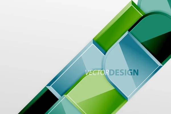 Glänsande glasrutor med runda element geometrisk sammansättning. Abstrakt geometrisk bakgrund med 3D-effekt sammansättning för Bakgrund, Banner, Bakgrund, Kort, Bokillustration, landningssida — Stock vektor