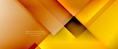 Kare şekiller bileşimi, akışkan geometrik soyut arkaplan. 3B gölge efektleri, modern tasarım şablonu