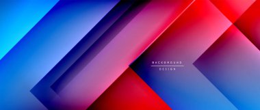 Kare şekiller bileşimi, akışkan geometrik soyut arkaplan. 3B gölge efektleri, modern tasarım şablonu