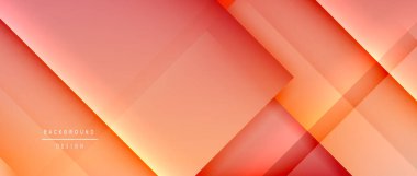 Kare şekiller bileşimi, akışkan geometrik soyut arkaplan. 3B gölge efektleri, modern tasarım şablonu