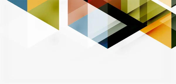 Geometrische abstracte achtergrond, mozaïekdriehoek en zeshoekige vormen. Trendy abstracte layout template voor zakelijke of technologische presentatie, internet poster of web brochure cover, behang — Stockvector