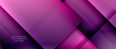 Kare şekiller bileşimi, akışkan geometrik soyut arkaplan. 3B gölge efektleri, modern tasarım şablonu