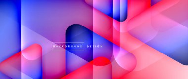 Üçgen geometrik soyut arkaplanı şekillendirir. Üç boyutlu gölge efektleri ve sıvı eğimleri. Metin mesajınız için modern üstüste bindirme formları duvar kağıdı