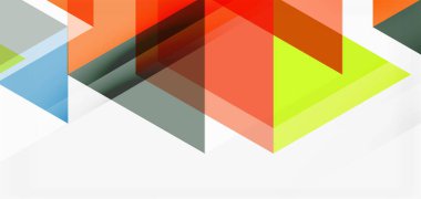 Geometrik soyut arkaplan, mozaik üçgen ve altıgen şekiller. İş veya teknoloji sunumu, İnternet posteri veya web broşürü kapağı, duvar kağıdı için modaya uygun soyut düzen şablonu