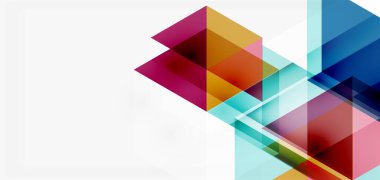 Geometrik soyut arkaplan, mozaik üçgen ve altıgen şekiller. İş veya teknoloji sunumu, İnternet posteri veya web broşürü kapağı, duvar kağıdı için modaya uygun soyut düzen şablonu