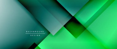 Kare şekiller bileşimi, akışkan geometrik soyut arkaplan. 3B gölge efektleri, modern tasarım şablonu