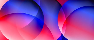 Sıvı gradyanlarla modern geometrik arkaplanı çember içine al