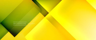 Kare şekiller bileşimi, akışkan geometrik soyut arkaplan. 3B gölge efektleri, modern tasarım şablonu