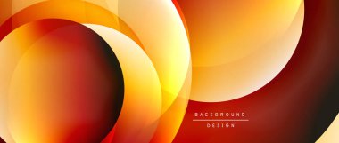 Sıvı gradyanlarla modern geometrik arkaplanı çember içine al