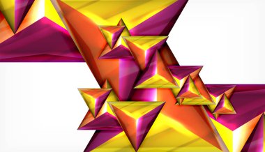 Üçgen geometrik vektör soyut arka plan