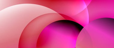 Sıvı gradyanlarla modern geometrik arkaplanı çember içine al