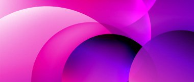 Sıvı gradyanlarla modern geometrik arkaplanı çember içine al