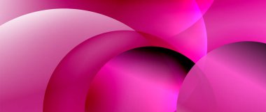 Sıvı gradyanlarla modern geometrik arkaplanı çember içine al