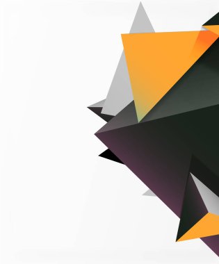 Soyut arkaplan, mozaik 3d üçgen bileşimi, düşük polimerli tasarım. Duvar Kağıdı, Sancak, Arkaplan, Kart, Kitap İllüstrasyonu, İniş Sayfası