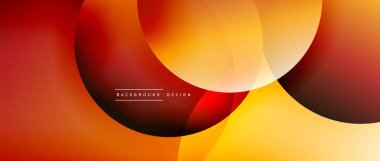 Sıvı gradyanlarla modern geometrik arkaplanı çember içine al