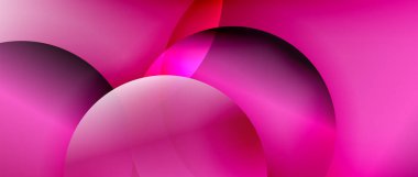 Sıvı gradyanlarla modern geometrik arkaplanı çember içine al