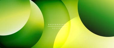 Sıvı gradyanlarla modern geometrik arkaplanı çember içine al