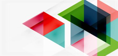 Geometrik soyut arkaplan, mozaik üçgen ve altıgen şekiller. İş veya teknoloji sunumu, İnternet posteri veya web broşürü kapağı, duvar kağıdı için modaya uygun soyut düzen şablonu