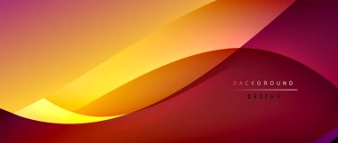 Gölge çizgileri ve parlayan ışık efekti ile akışkan gradyan dalgalar, kapak için modern akış hareketi soyut arkaplan, pankartlar, poster, afiş veya el ilanı