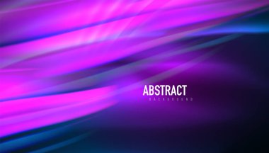 Yaratıcı sıvı dalga çizgileri soyut arkaplan. İş veya teknoloji sunumu, İnternet posteri veya web broşürü kapağı, duvar kağıdı için modaya uygun soyut düzen şablonu