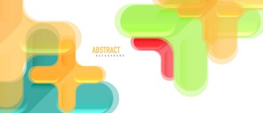 Parlak renkli plastik stil çapraz kompozisyonu, x şekli tasarımı, tekno geometrik modern soyut arkaplan. Moda soyut yerleşim şablonu