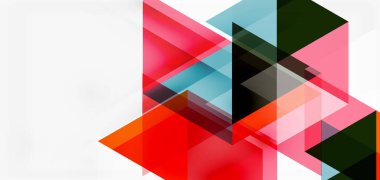 Geometrik soyut arkaplan, mozaik üçgen ve altıgen şekiller. İş veya teknoloji sunumu, İnternet posteri veya web broşürü kapağı, duvar kağıdı için modaya uygun soyut düzen şablonu