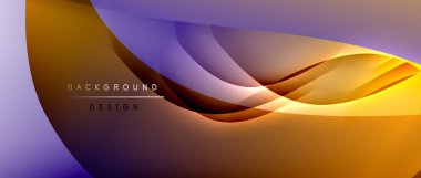 Gölge çizgileri ve parlayan ışık efekti ile akışkan gradyan dalgalar, kapak için modern akış hareketi soyut arkaplan, pankartlar, poster, afiş veya el ilanı