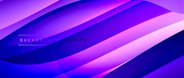 Gölge çizgileri ve parlayan ışık efekti ile akışkan gradyan dalgalar, kapak için modern akış hareketi soyut arkaplan, pankartlar, poster, afiş veya el ilanı