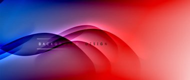 Gölge çizgileri ve parlayan ışık efekti ile akışkan gradyan dalgalar, kapak için modern akış hareketi soyut arkaplan, pankartlar, poster, afiş veya el ilanı