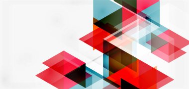 Geometrik soyut arkaplan, mozaik üçgen ve altıgen şekiller. İş veya teknoloji sunumu, İnternet posteri veya web broşürü kapağı, duvar kağıdı için modaya uygun soyut düzen şablonu