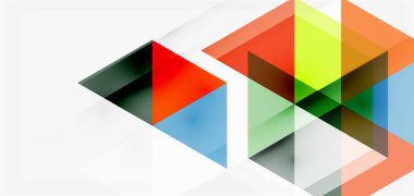 Geometrik soyut arkaplan, mozaik üçgen ve altıgen şekiller. İş veya teknoloji sunumu, İnternet posteri veya web broşürü kapağı, duvar kağıdı için modaya uygun soyut düzen şablonu